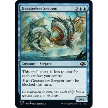Image for Gearseeker Serpent (302) (J22) - Magic: The Gathering