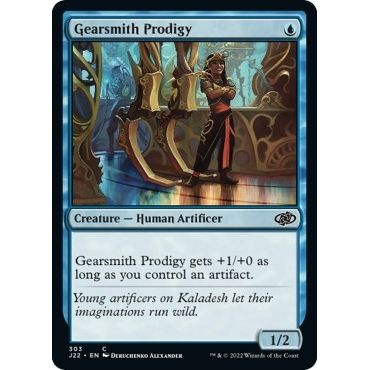Image for Gearsmith Prodigy (303) (J22) - Magic: The Gathering