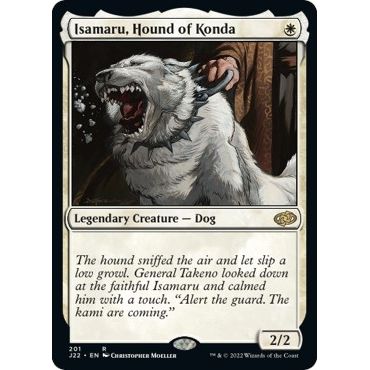Image for Isamaru, Hound of Konda (201) (J22) - Magic: The Gathering