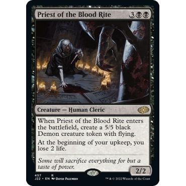 Image for Priest of the Blood Rite (457) (J22) - Magic: The Gathering