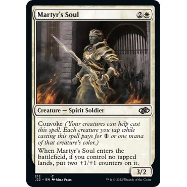 Image for Martyr's Soul (212) (J22) - Magic: The Gathering