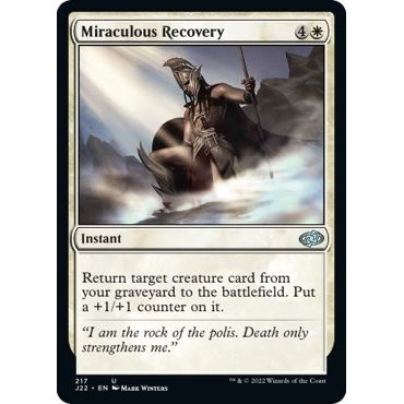 Image for Miraculous Recovery (217) (J22) - Magic: The Gathering