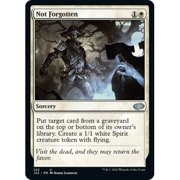 Image for Not Forgotten (222) (J22) - Magic: The Gathering
