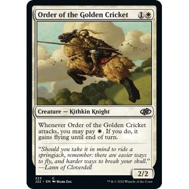 Image for Order of the Golden Cricket (223) (J22) - Magic: The Gathering