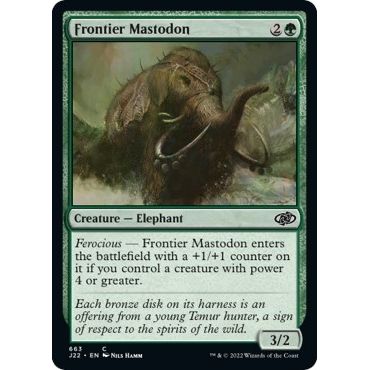 Image for Frontier Mastodon (663) (J22) - Magic: The Gathering