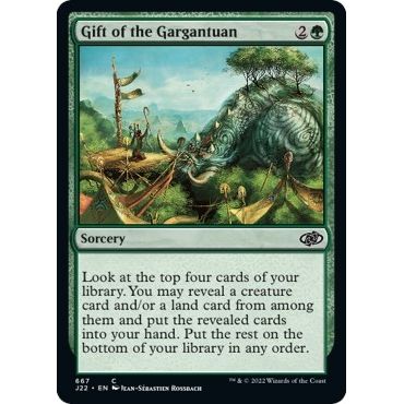 Image for Gift of the Gargantuan (667) (J22) - Magic: The Gathering