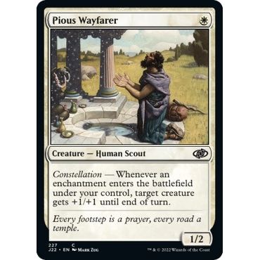 Image for Pious Wayfarer (227) (J22) - Magic: The Gathering