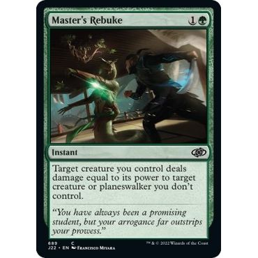 Image for Master's Rebuke (689) (J22) - Magic: The Gathering
