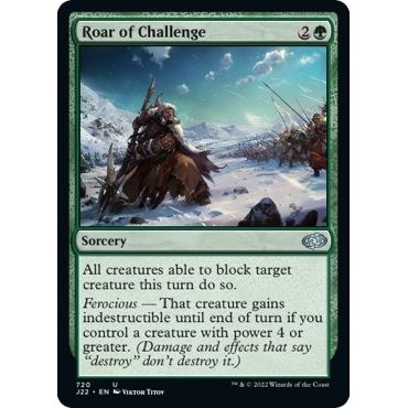 Image for Roar of Challenge (720) (J22) - Magic: The Gathering