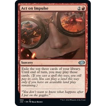 Image for Act on Impulse (492) (J22) - Magic: The Gathering