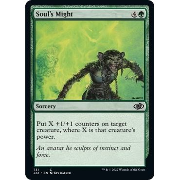 Image for Soul's Might (731) (J22) - Magic: The Gathering