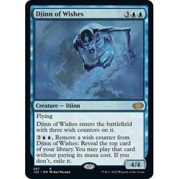 Image for Djinn of Wishes (287) (J22) - Magic: The Gathering