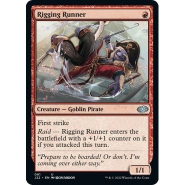 Image for Rigging Runner (81) (J22) - Magic: The Gathering