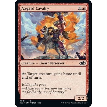 Image for Axgard Cavalry (494) (J22) - Magic: The Gathering