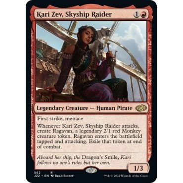Image for Kari Zev, Skyship Raider (562) (J22) - Magic: The Gathering