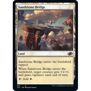 Image for Sandstone Bridge (819) (J22) - Magic: The Gathering