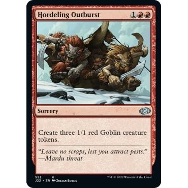 Image for Hordeling Outburst (552) (J22) - Magic: The Gathering