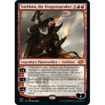 Image for Sarkhan, the Dragonspeaker (593) (J22) - Magic: The Gathering