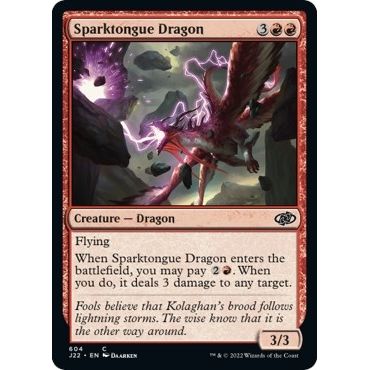 Image for Sparktongue Dragon (604) (J22) - Magic: The Gathering