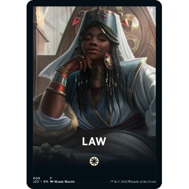 Image for Law Theme Card (6) (J22) - Magic: The Gathering