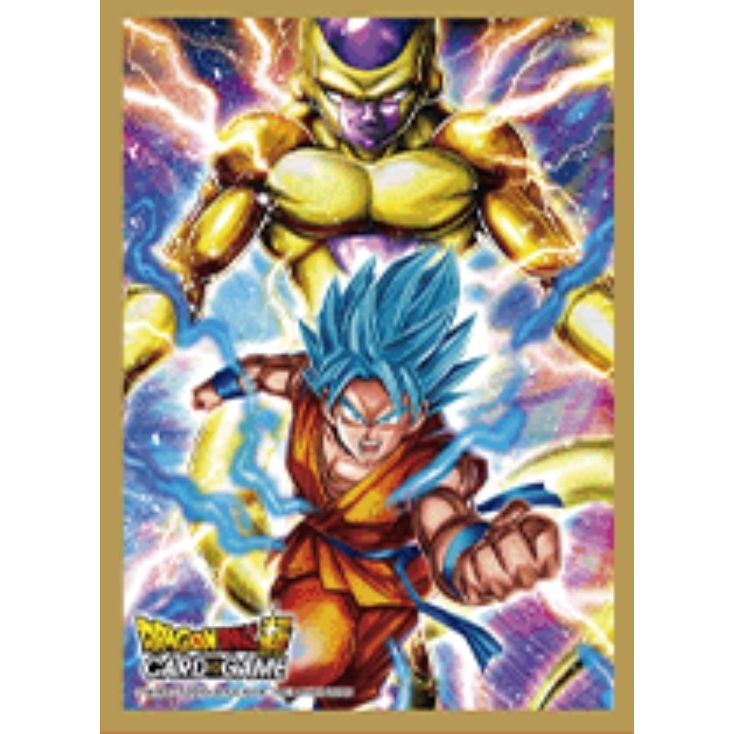 Image for Dragon Ball Super CCG Gift Collection 2022 Z-Deck Card Sleeves: SSB Son Goku and Golden Frieza (7-Pack) - Card Sleeves