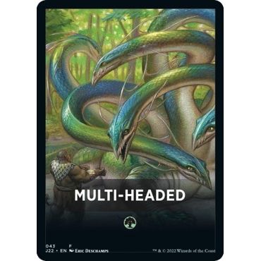 Image for Multi-Headed Theme Card (43) (J22) - Magic: The Gathering