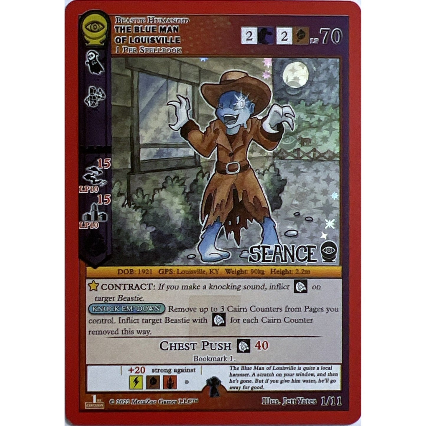 Image for The Blue Man of Louisville (1/11) (SCE1E-RE) - MetaZoo