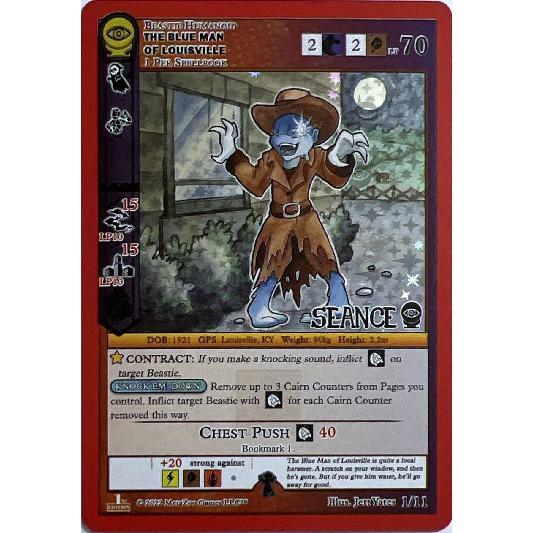 Image for The Blue Man of Louisville (1/11) (SCE1E-RE) - MetaZoo