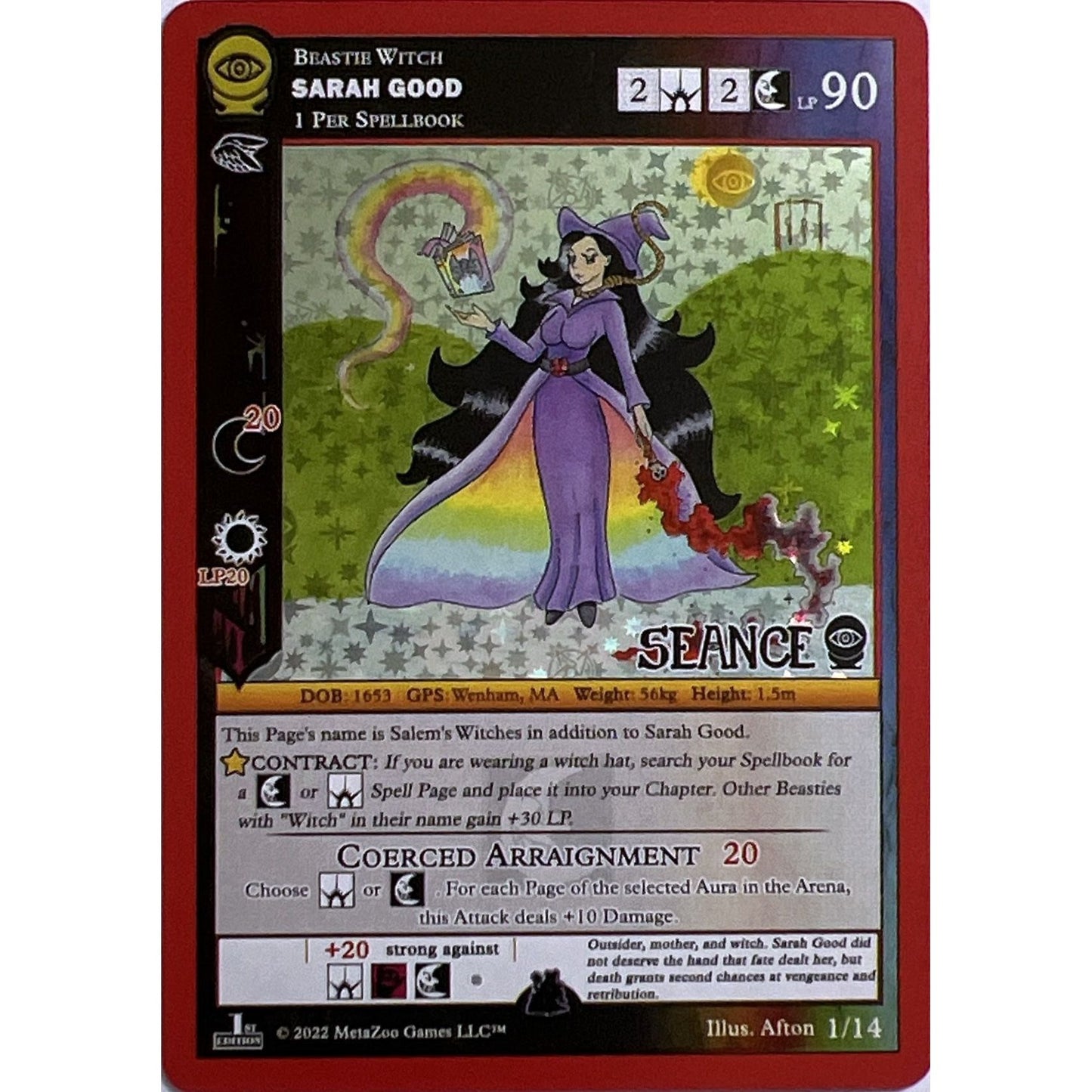 Image for Sarah Good (1/14) (SCE1E-RE) - MetaZoo