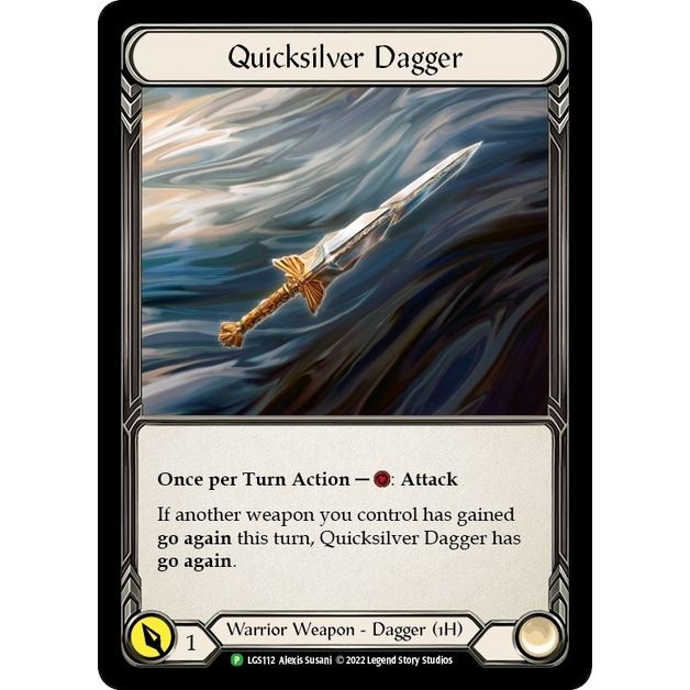 Image for Quicksilver Dagger - LGS112 (LGS112) (PR) - Flesh and Blood TCG