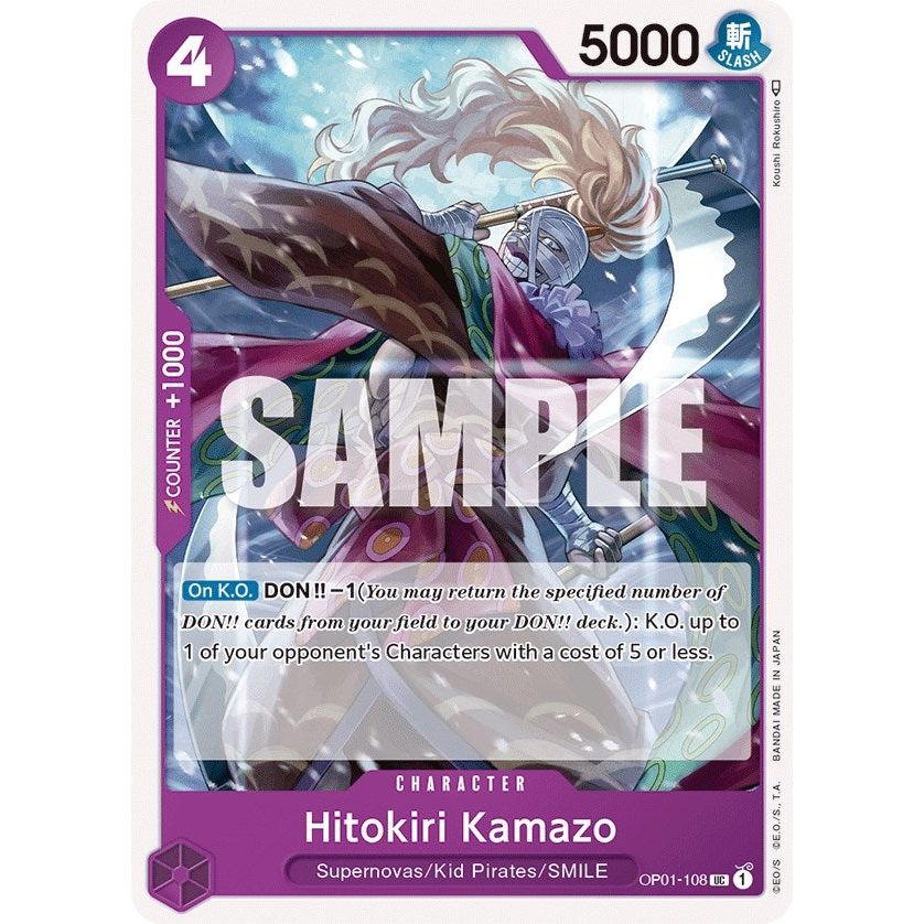 Image for Hitokiri Kamazo (OP01-108) (OP01) - One Piece Card Game
