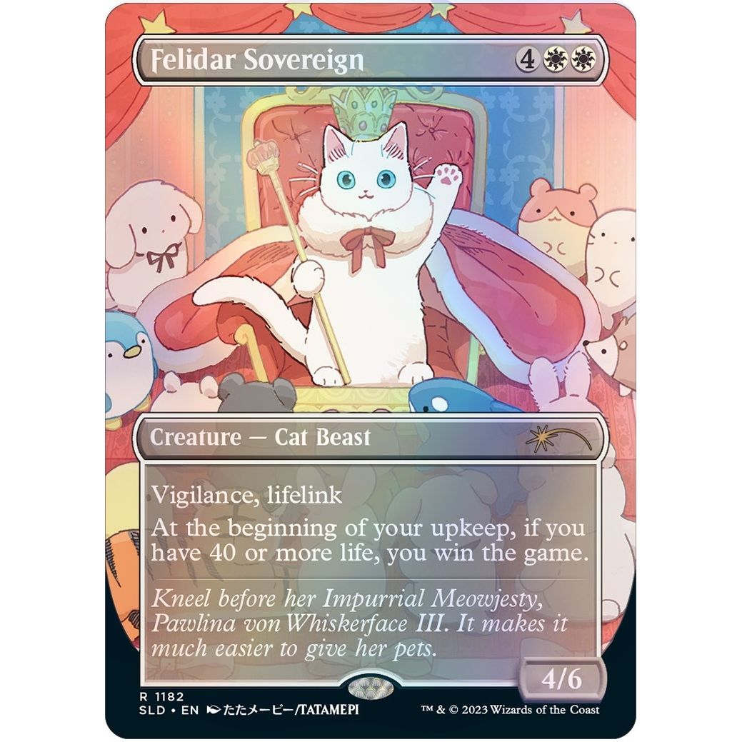 Image for Felidar Sovereign (1182) (1182) (SLD) - Magic: The Gathering