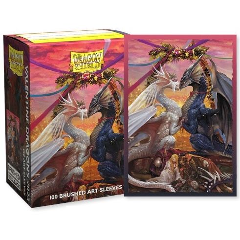Image for Dragon Shield 2023 Limited Edition Art Sleeves - Valentine Dragons (100-Pack) - Card Sleeves