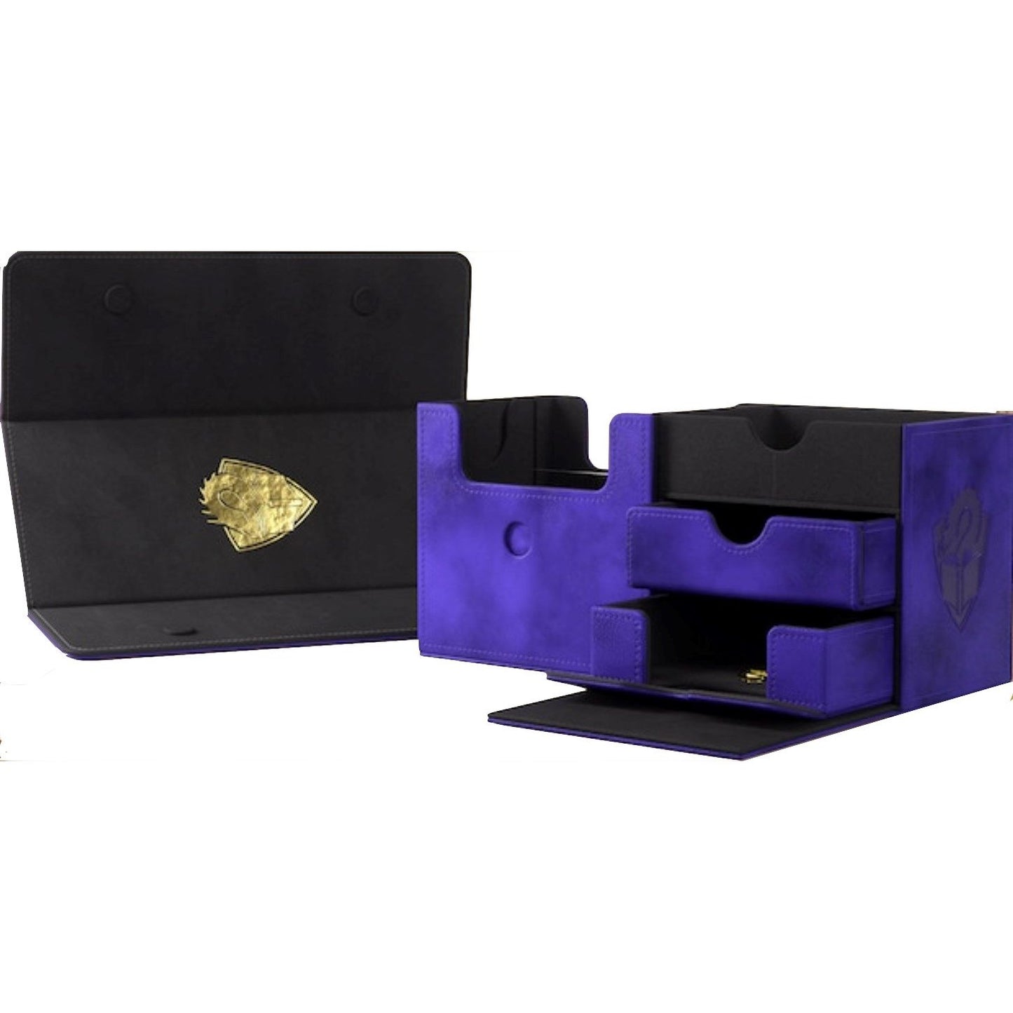 Image for GameGenic x Tolarian Community College - The Academic Purple/Black Kickstarter Exclusive (Holds 133+) - Deck Boxes