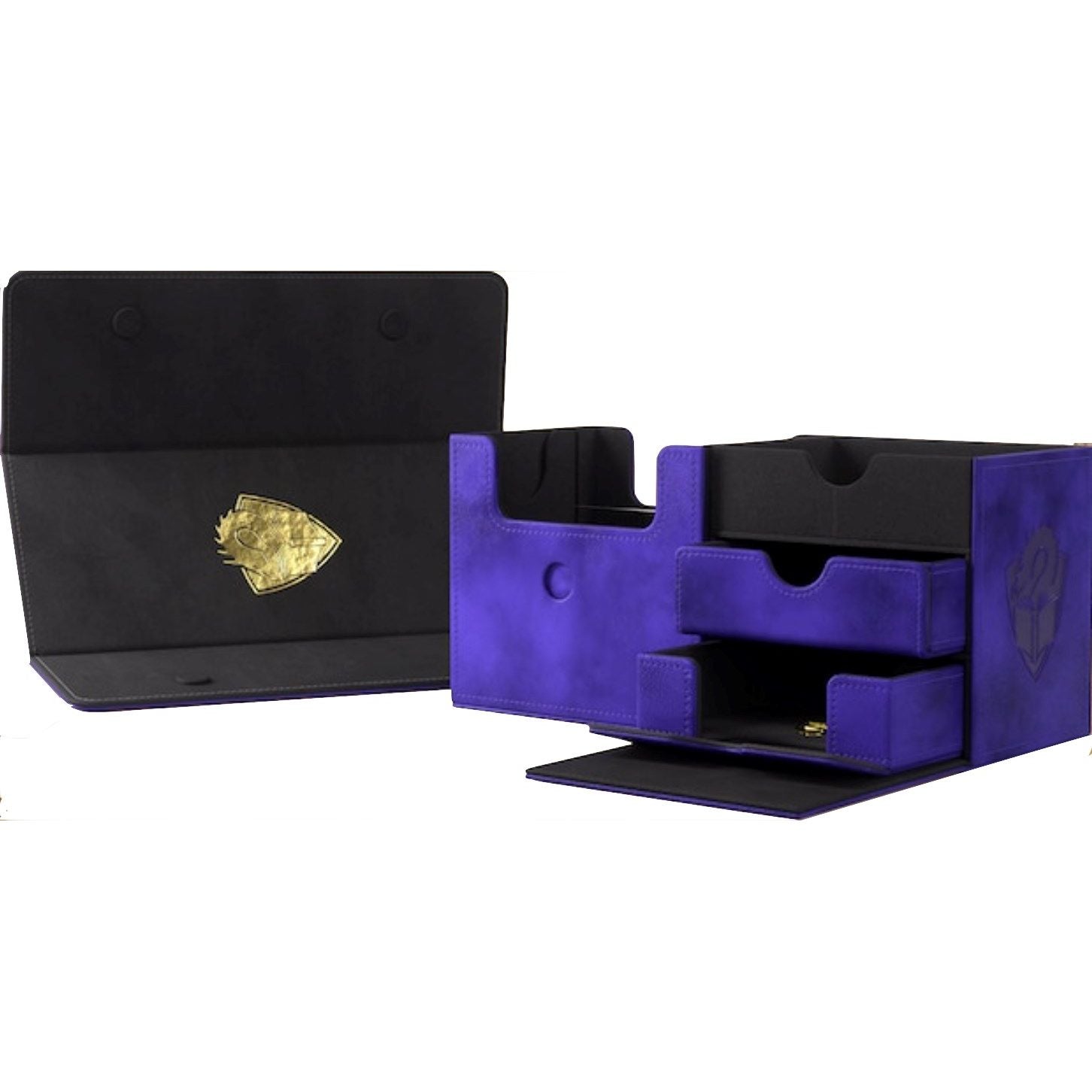 Image for GameGenic x Tolarian Community College - The Academic Purple/Black Kickstarter Exclusive (Holds 133+) - Deck Boxes