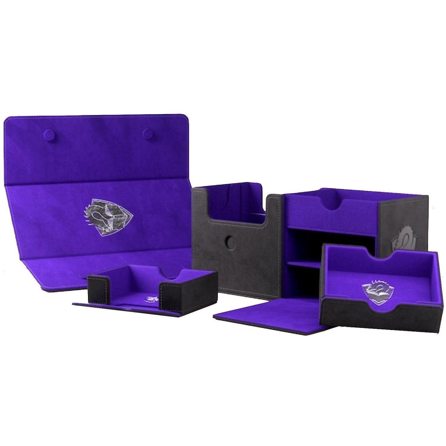 Image for GameGenic x Tolarian Community College - The Academic Black/Purple (Holds 133+) - Deck Boxes