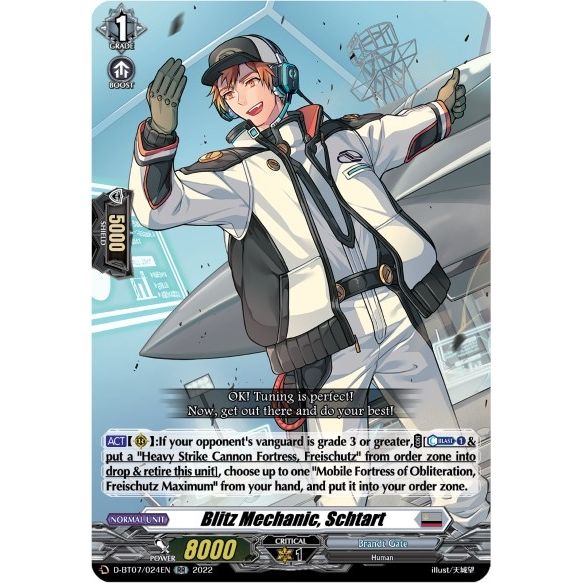 Image for Blitz Mechanic, Schtart (D-BT07/024EN) (D-BT07) - Cardfight Vanguard