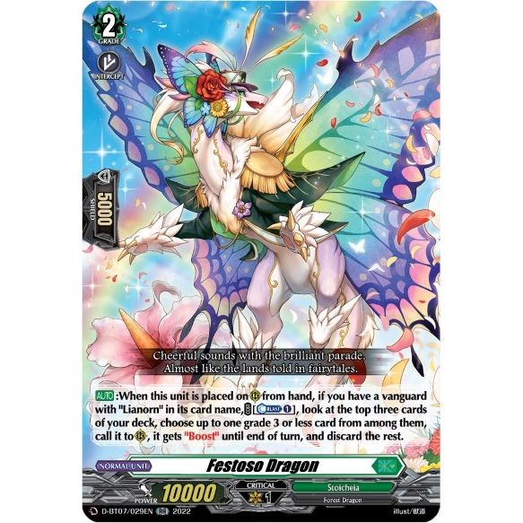 Image for Festoso Dragon (D-BT07/029EN) (D-BT07) - Cardfight Vanguard