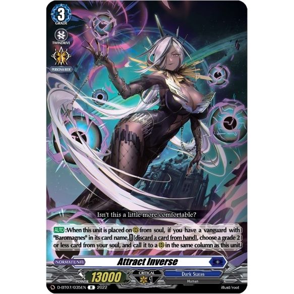 Image for Attract Inverse (D-BT07/035EN) (D-BT07) - Cardfight Vanguard