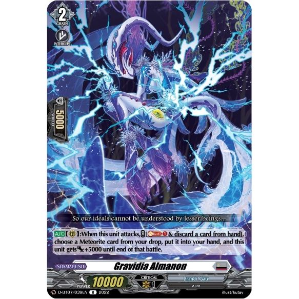 Image for Gravidia Almanon (D-BT07/039EN) (D-BT07) - Cardfight Vanguard
