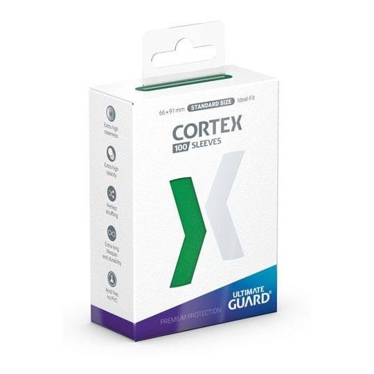 Image for Ultimate Guard Cortex Sleeves Standard Size - Green (100-Pack) - Card Sleeves