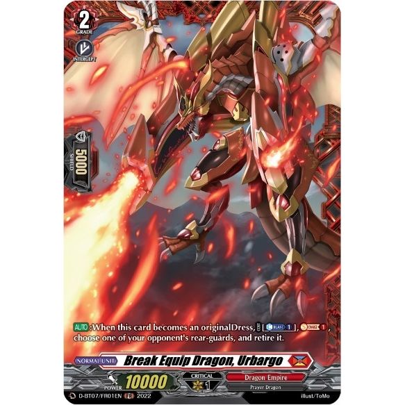 Image for Break Equip Dragon, Urbargo (FR) (D-BT07/FR01EN) (D-BT07) - Cardfight Vanguard