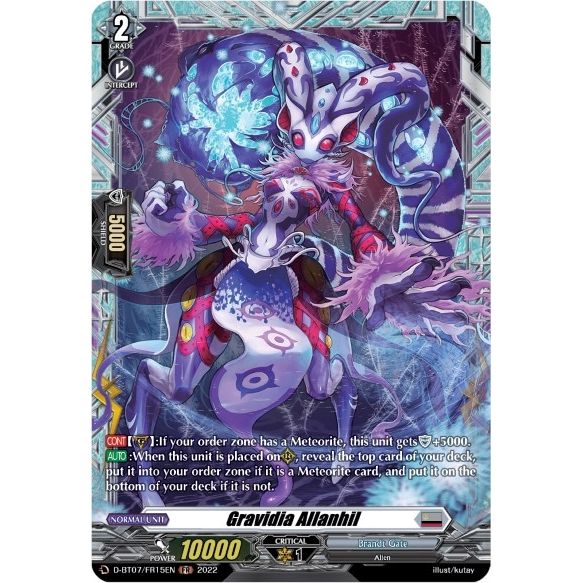 Image for Gravidia Allanhil (FR) (D-BT07/FR15EN) (D-BT07) - Cardfight Vanguard