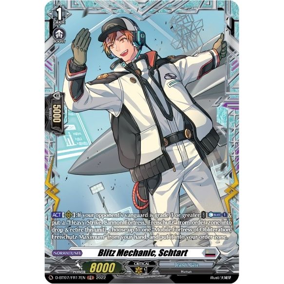 Image for Blitz Mechanic, Schtart (FR) (D-BT07/FR17EN) (D-BT07) - Cardfight Vanguard