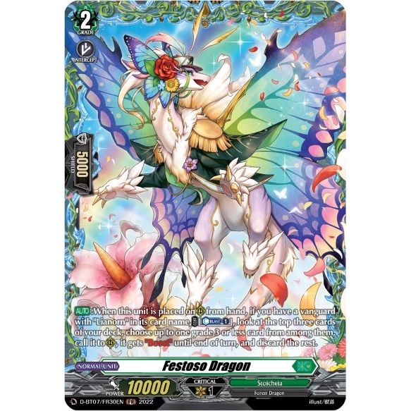 Image for Festoso Dragon (FR) (D-BT07/FR30EN) (D-BT07) - Cardfight Vanguard