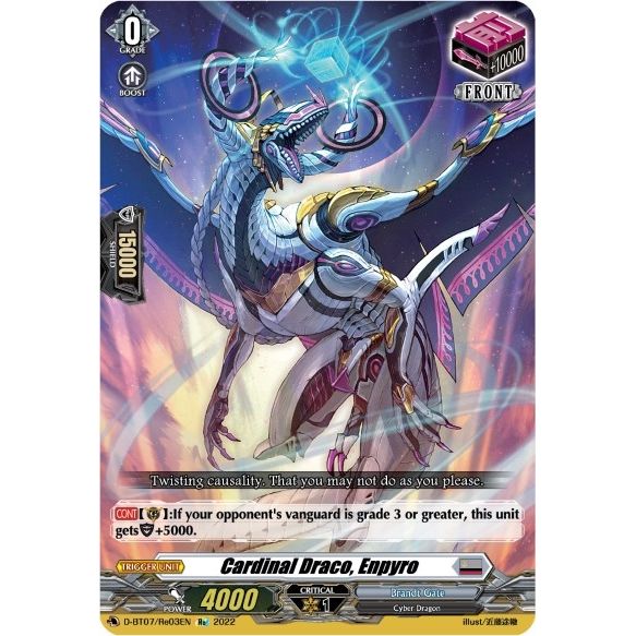 Image for Cardinal Draco, Enpyro (D-BT07/Re03EN) (D-BT07) - Cardfight Vanguard