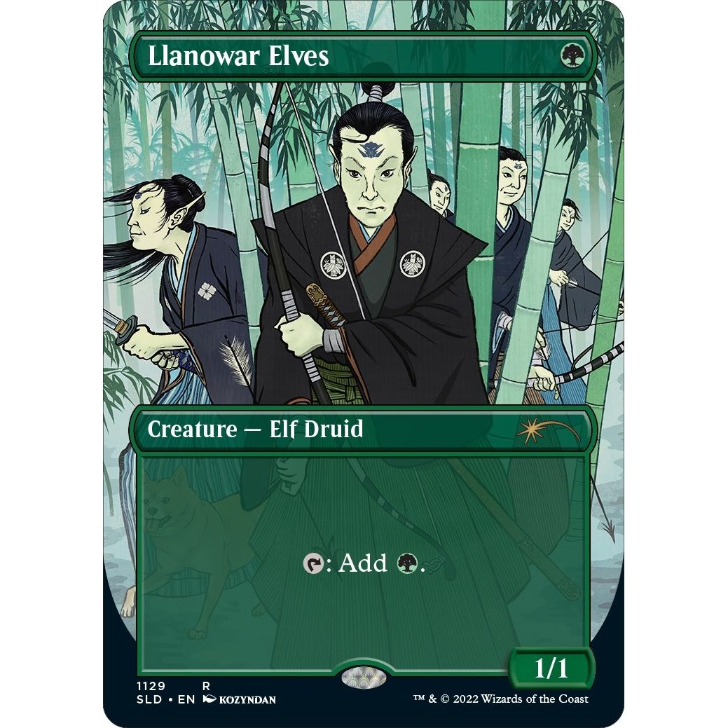 Image for Llanowar Elves (1129) (1129) (SLD) - Magic: The Gathering