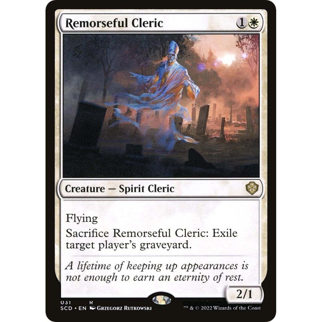Image for Remorseful Cleric (31) (SCD) - Magic: The Gathering