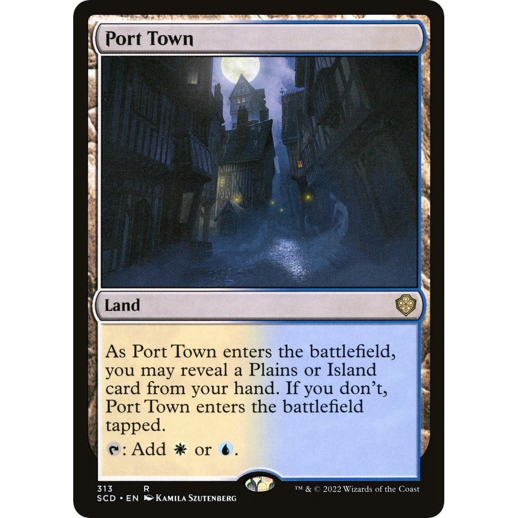 Image for Port Town (313) (SCD) - Magic: The Gathering