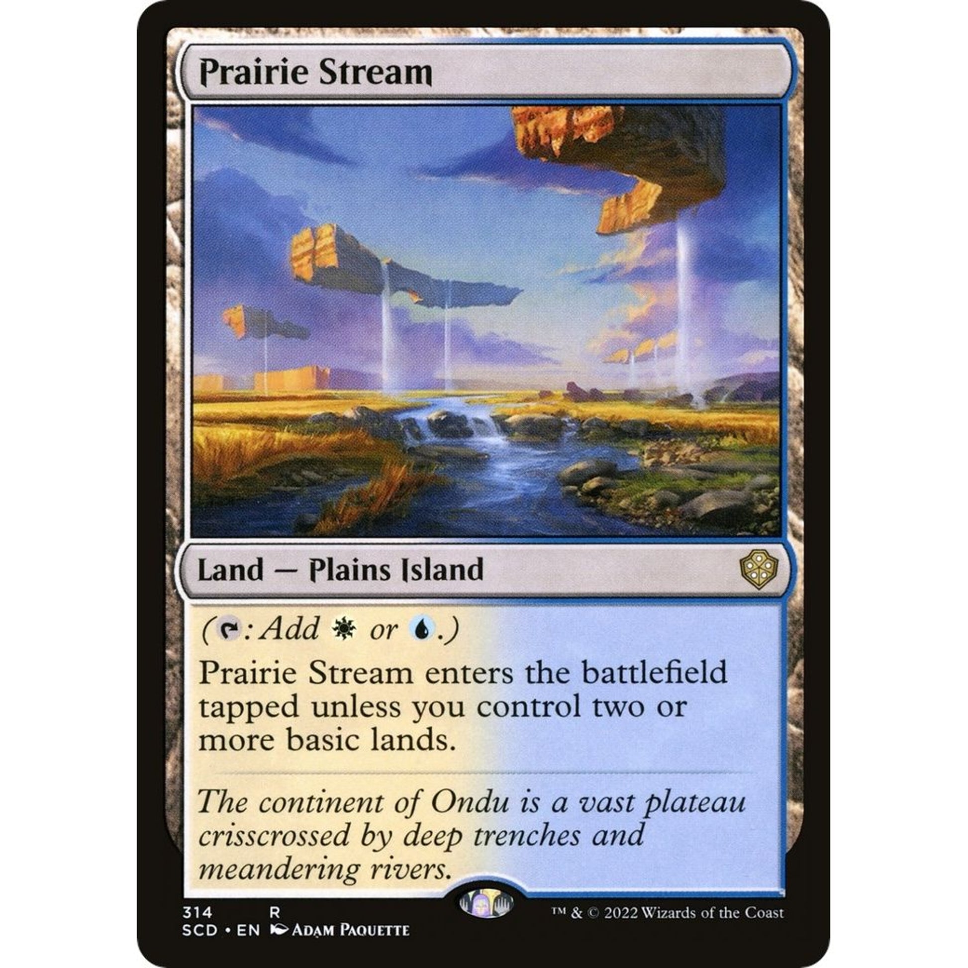 Image for Prairie Stream (314) (SCD) - Magic: The Gathering